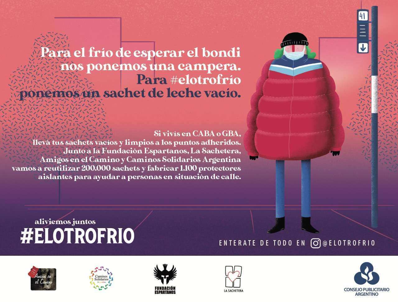 #ElOtroFrio, campaña solidaria para ayudar a personas en situación de calle