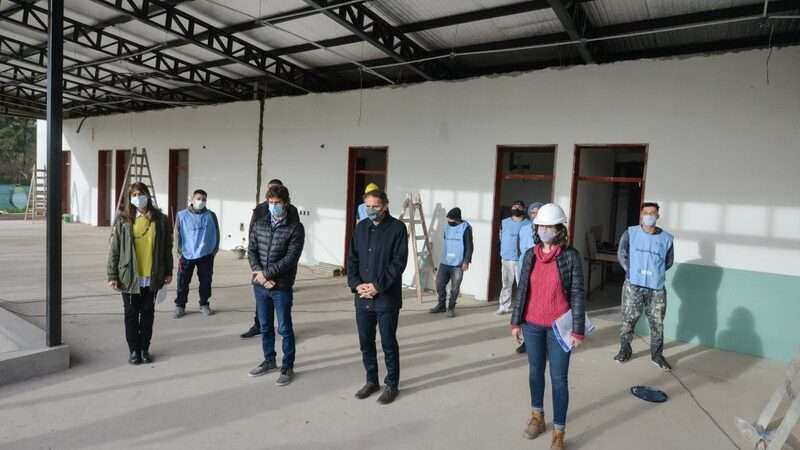 Juan Andreotti y Gabriel Katopodis recorrieron obras que se realizan en San Fernando