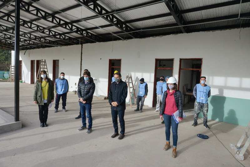 Juan Andreotti y Gabriel Katopodis recorrieron obras que se realizan en San Fernando