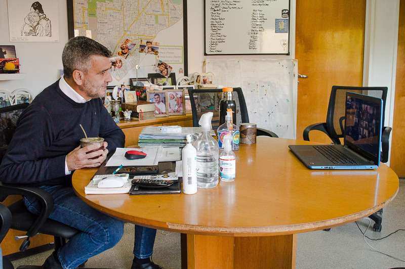 Zabaleta celebró el Día del Periodista en encuentro virtual con trabajadores de prensa de la región