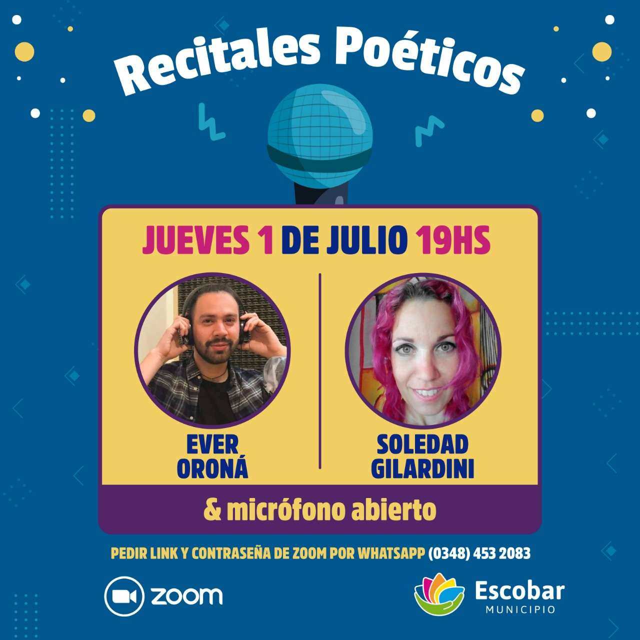 Escobar, continúa el Exitoso Ciclo de “Recitales Poéticos”