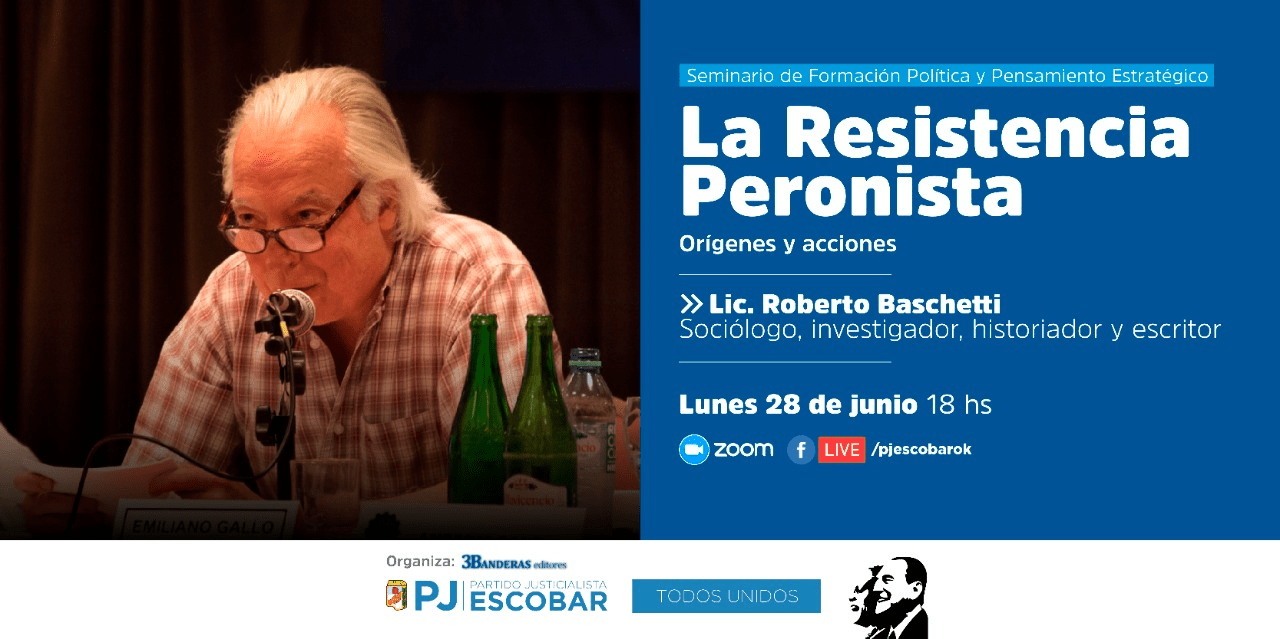 Escobar, continúa el Seminario de Formación Política y Pensamiento Estratégico, organizado por el PJ