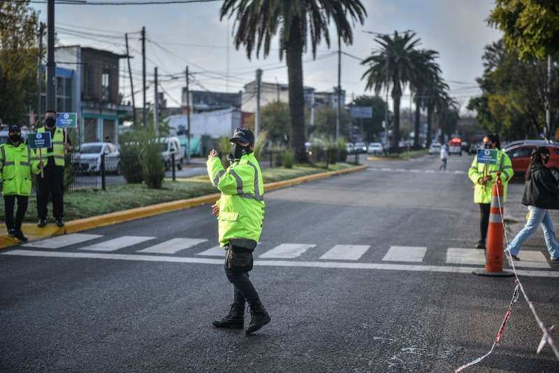 Seguridad Vial: la Municipalidad de Escobar realizó una jornada de concientización en distintos puntos del distrito