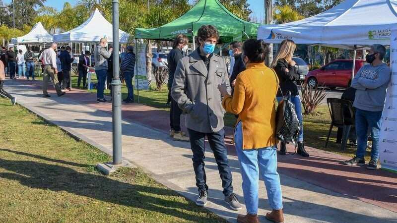 Juan Andreotti participó del operativo “El Municipio en tu Barrio”, se realizó en el Parque del Bicentenario