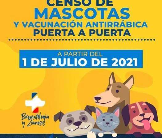 Exaltación de la Cruz, arranca la Vacunación y Censo de Mascotas en Hogares