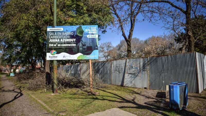 Histórico: la Municipalidad comenzó a construir un nuevo Centro de Atención Primaria para la Salud en el barrio Lambertuchi de Belén de Escobar