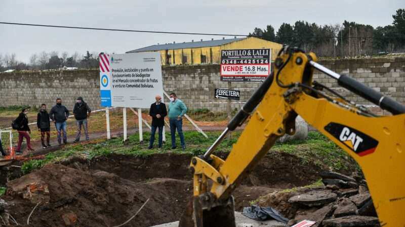 Beto Ramil supervisó la obra de repavimentación de la avenida De los Inmigrantes 