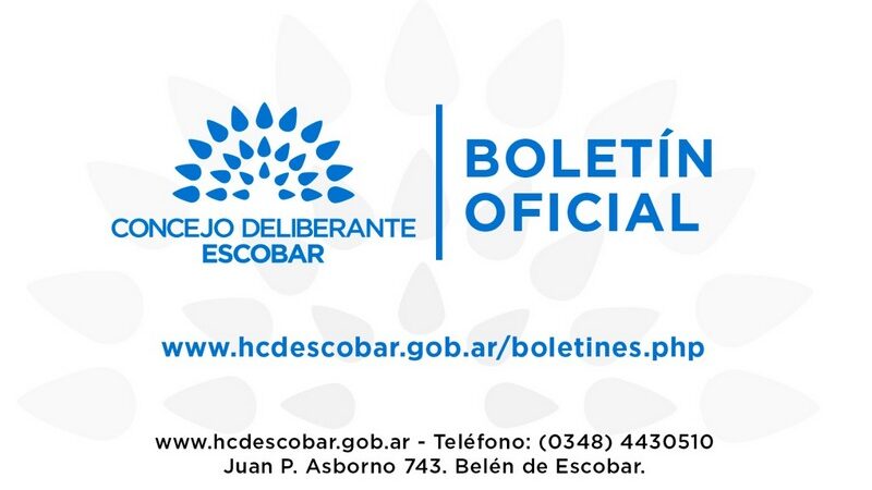 Escobar, el Concejo Deliberante lanzó el Boletín Oficial