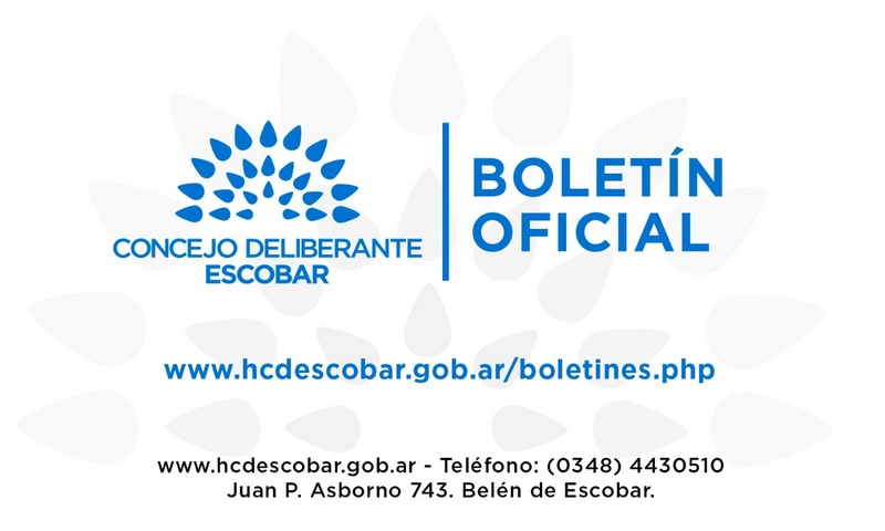 Escobar, el Concejo Deliberante lanzó el Boletín Oficial