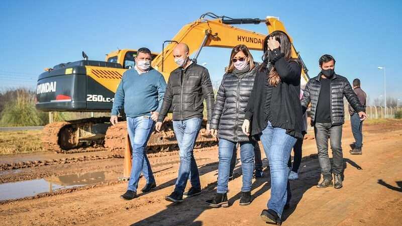 La Municipalidad de Escobar avanza con la pavimentación de las calles Libertad y La Pista 