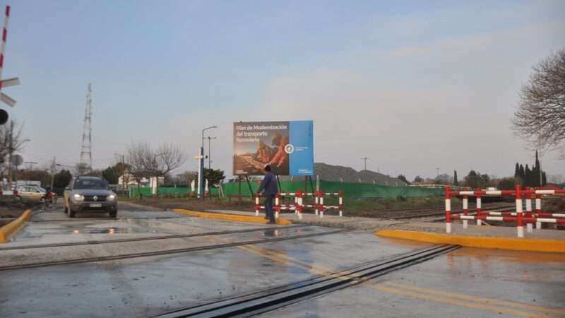 Los Cardales, ya está habilitado el paso a nivel de la calle Alsina