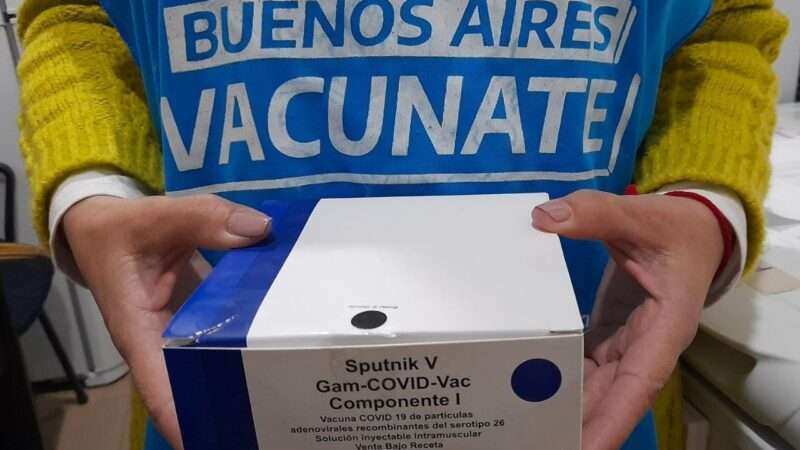 Exaltación, arribaron las Primeras Dosis de Sputnik producidas en la Argentina