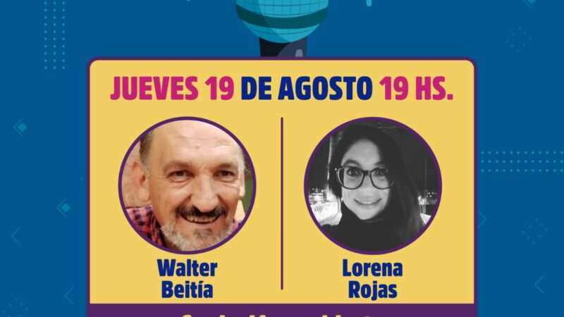 Escobar, Walter Beitía & Lorena Rojas,  en la continuidad del Ciclo de Recitales Poéticos 2021