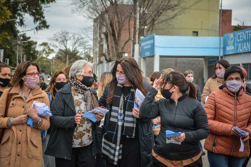 María Laura Guazzaroni: “Escuchamos a los vecinos para seguir transformando cada rincón de Escobar”.