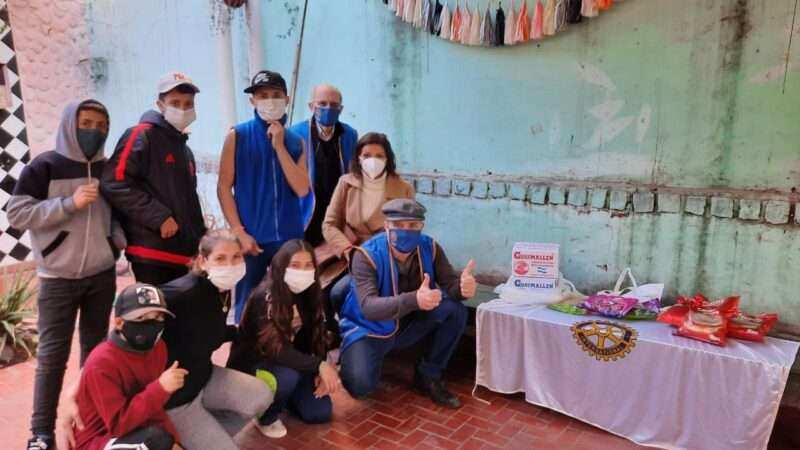 El Rotary de Escobar entregó donaciones por el Día de la Niñez