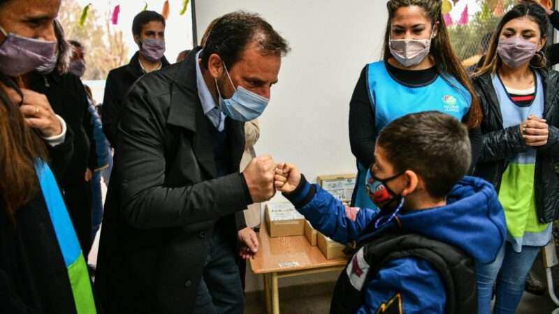 Ariel Sujarchuk recorrió las renovadas instalaciones del Jardín Municipal El Cedro