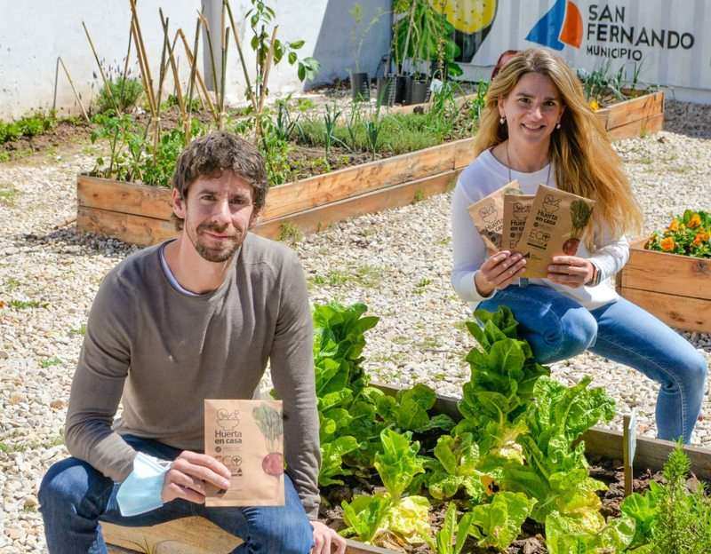 Juan Andreotti lanzó la 4ta edición de “Huerta en Casa”, para obtener semillas de temporada
