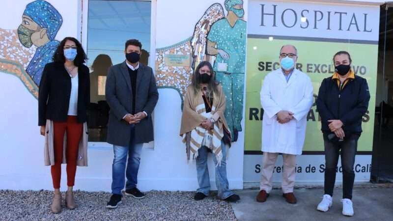 Exaltación, Mural en el Hospital San José