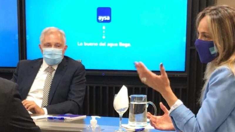 Malena Galmarini se reunió con el presidente del FONPLATA para analizar los avances del crédito y las obras que llevarán agua potable y cloacas a 390 mil personas de barrios vulnerables