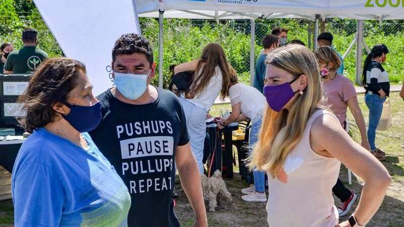 El operativo “El Municipio en tu Barrio”, llegó al nuevo parque Miguel Cané