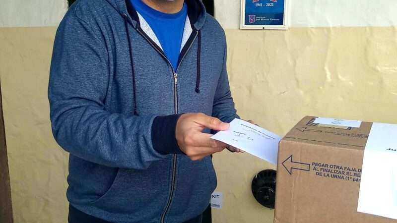 Votó el Intendente Diego Nanni