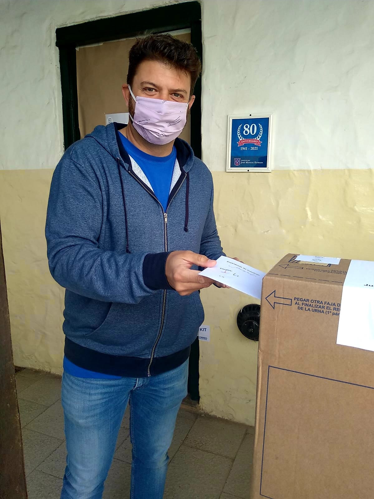 Votó el Intendente Diego Nanni