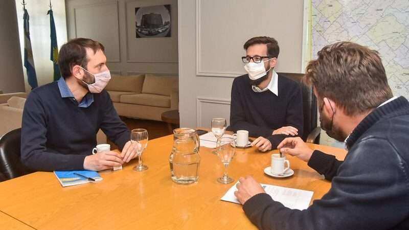 Selci se reunió con los ministros bonaerenses de Infraestructura y de Justicia y DDHH