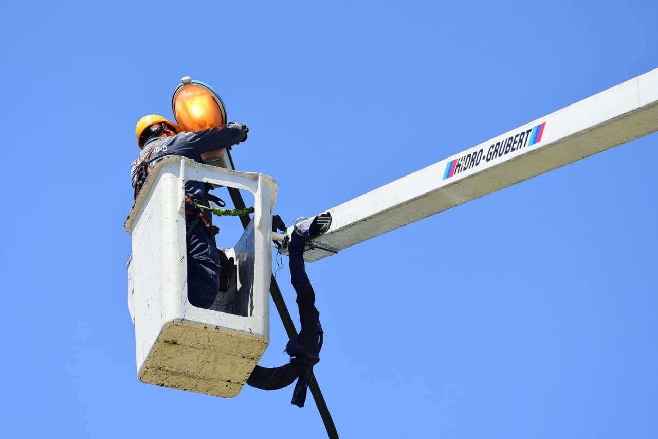 La Municipalidad de Escobar reparó 387 puntos de luz e instaló 46 equipos nuevos
