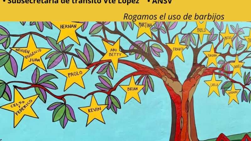 Se inaugura el mural en homenaje a las víctimas de tránsito