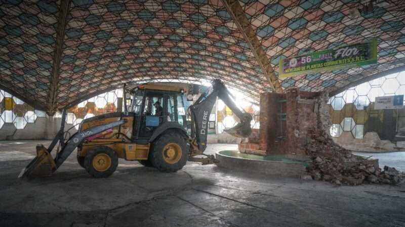 La Municipalidad de Escobar avanza con obras de modernización en el predio de la Fiesta Nacional de la Flor