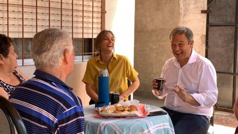 Galmarini y Cascallares visitaron a vecinas y vecinos de Almirante Brown