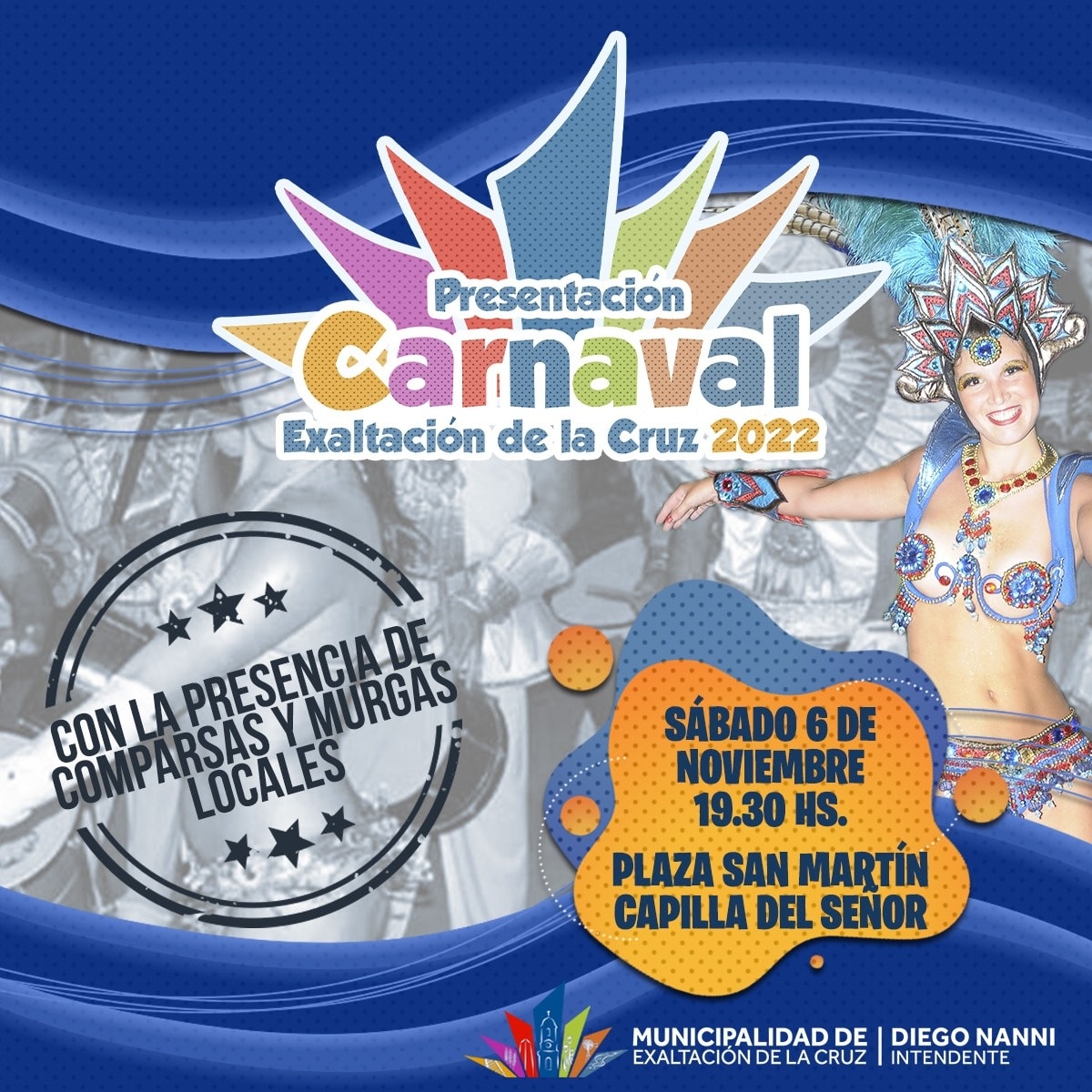 Exaltación de la Cruz, presentación del Carnaval 2022