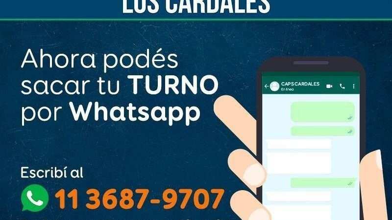 Turnos por WhatsApp para el CAPS de Los Cardales
