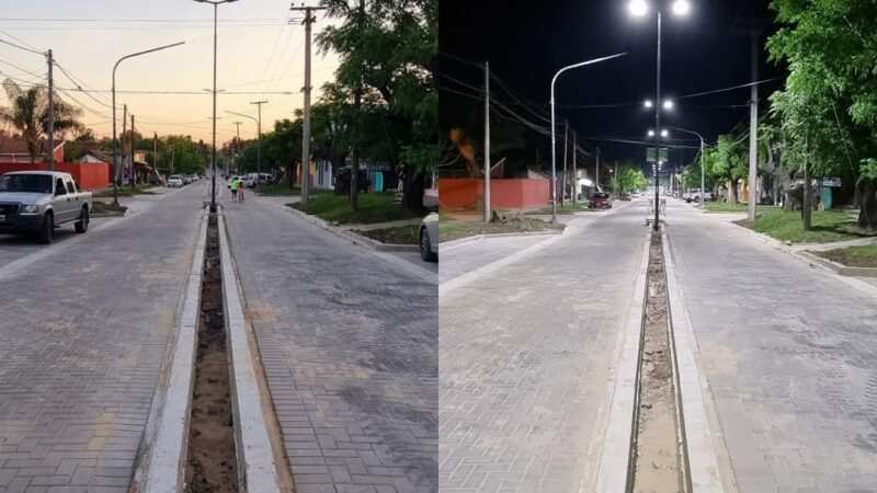 Los Cardales, sen encendieron las luces en Avenida Belgrano