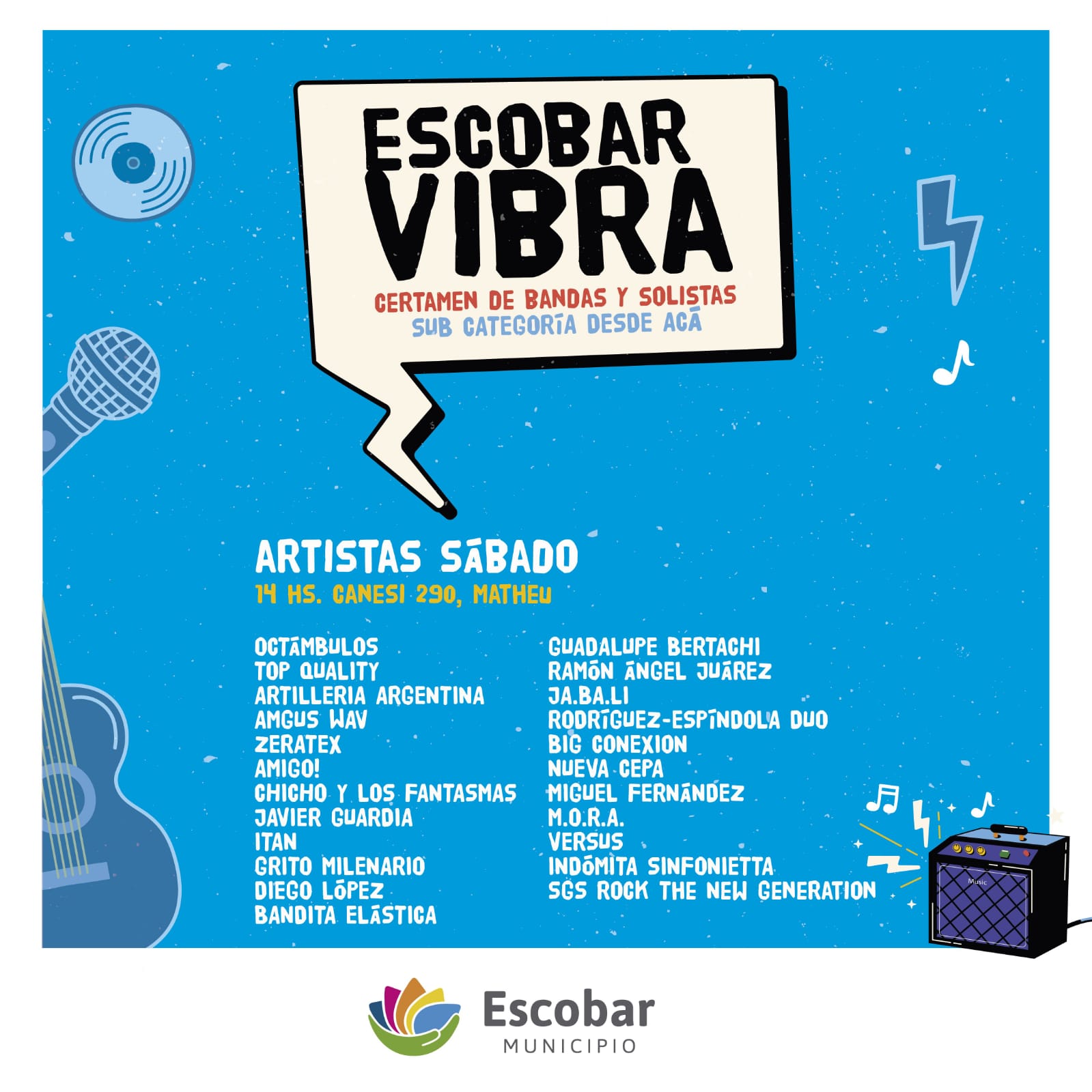 Hoy arranca la cuarta edición de ESCOBAR VIBRA