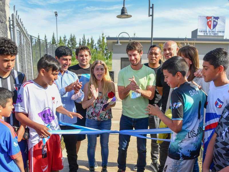 Juan Andreotti inauguró el ´Parque de la Esperanza´ donde antes había un zanjón
