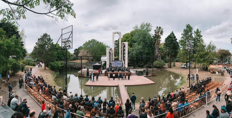 Se celebró el 62° aniversario del partido de Escobar con una ceremonia en el predio de la Fiesta Nacional de la Flor