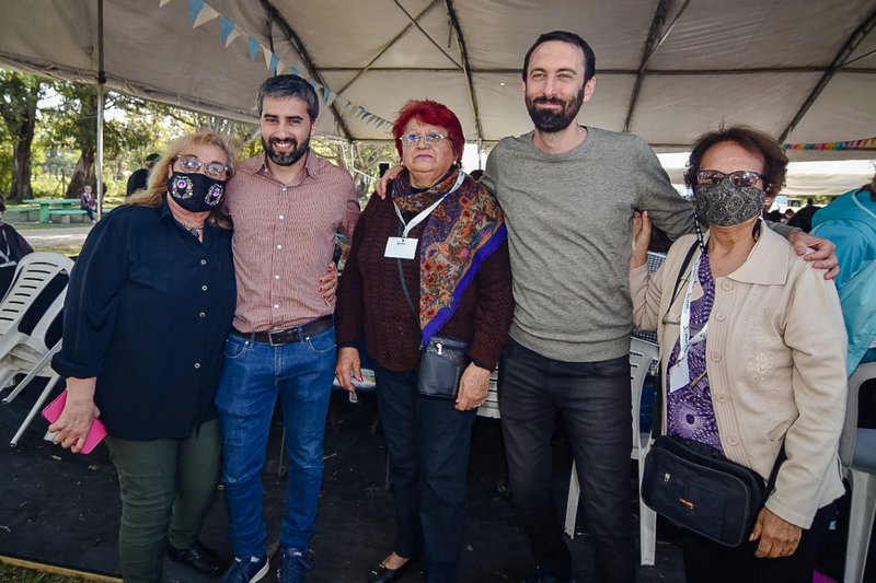 Martín Rodríguez encabezó el festejo por el Día del Jubilado en Hurlingham organizado por PAMI