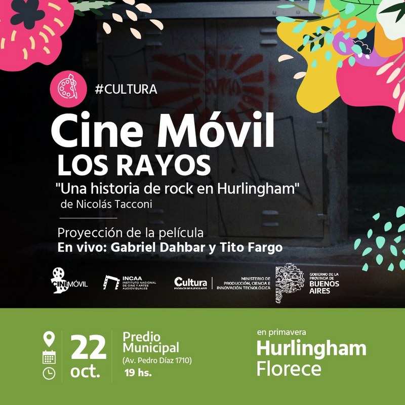 Cine Móvil: Este viernes se proyectará el documental “Los Rayos” en el Predio Municipal de Hurlingham, con entrada libre y gratuita