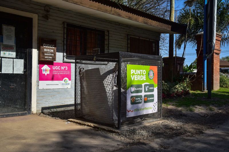 Más Sostenible: la Municipalidad de Escobar incorporó nuevos puntos verdes en el distrito