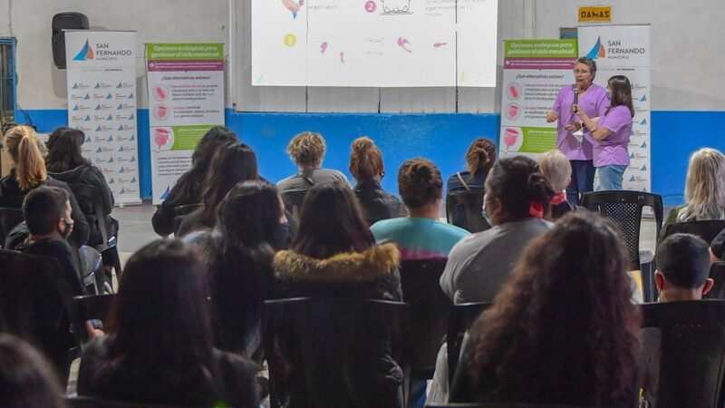 San Fernando sigue capacitando sobre el uso de la “Copa Menstrual” ecológica, económica y saludable
