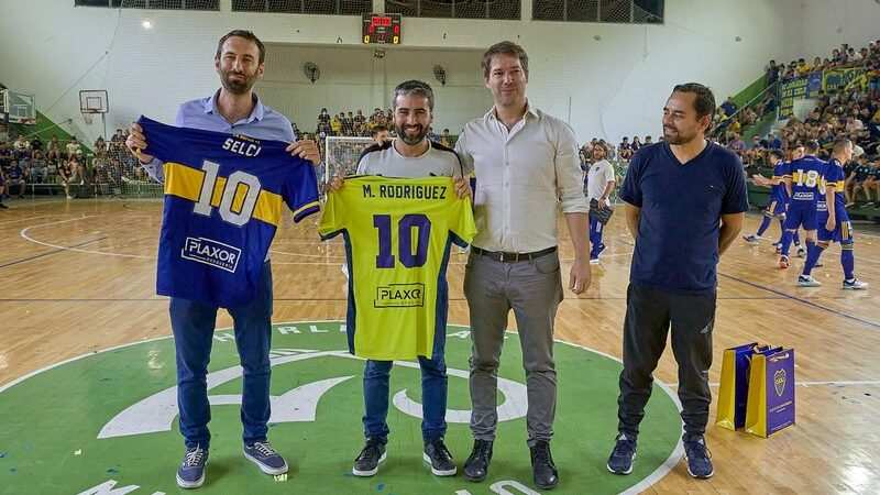 Miles de vecinos disfrutaron el debut del equipo de Futsal de Boca en el Microestadio de Hurlingham