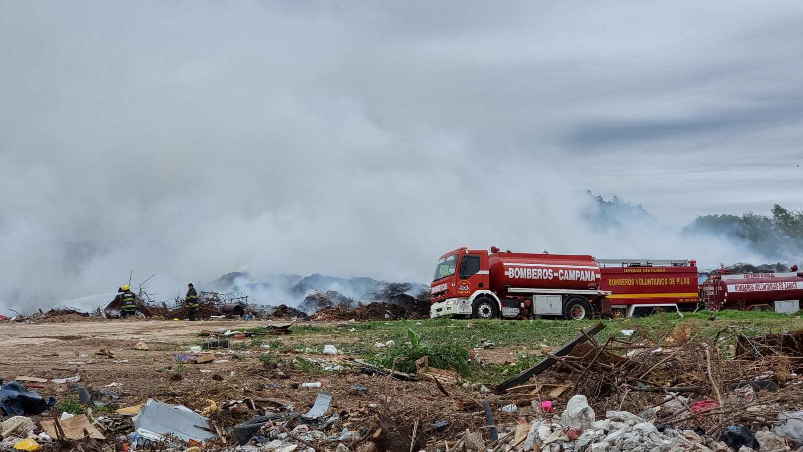 Exaltación, denuncia por incendio en Basural