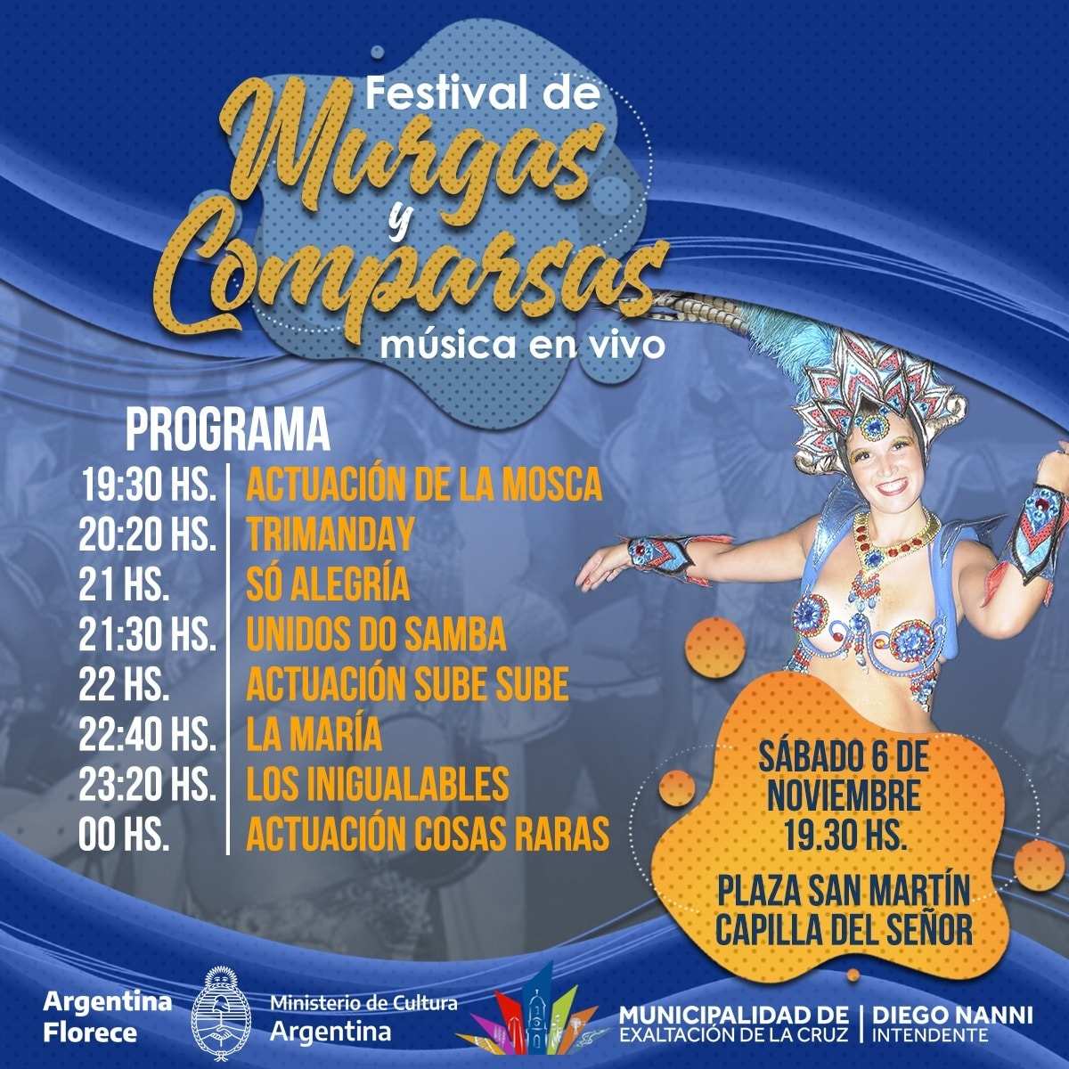 Capilla del Señor, Festival de Murgas, Comparsas y Show de “La Mosca”