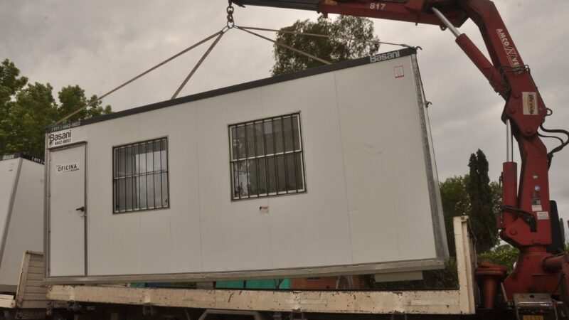 Llegaron 3 Aulas Modulares para el Jardín N° 905,  de Arroyo de la Cruz