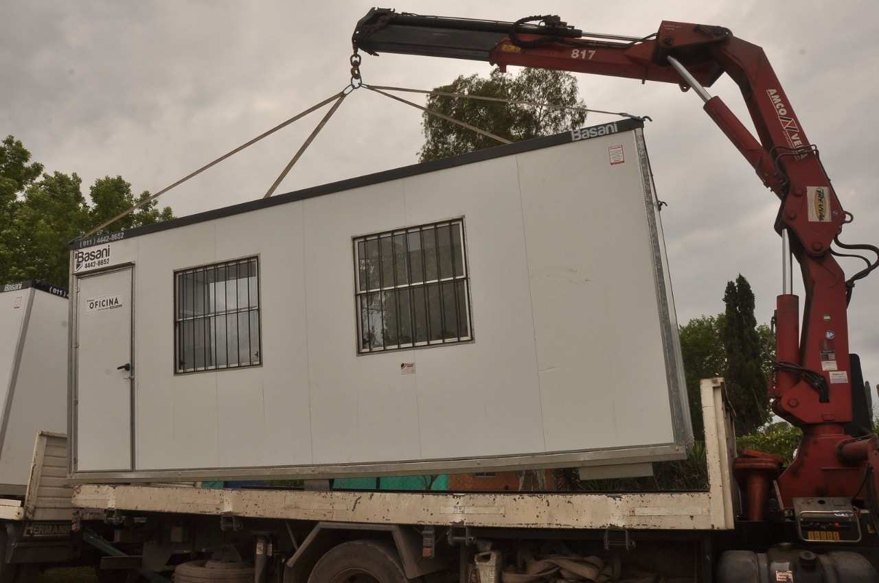 Llegaron 3 Aulas Modulares para el Jardín N° 905, de Arroyo de la Cruz