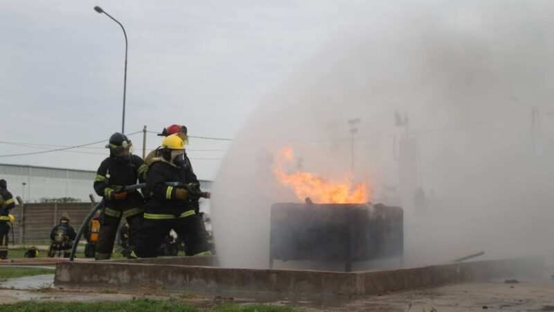 El Domingo finalizó el “Entrenamiento” que realizaron bomberos, de todo el país,  en el Centro de Entrenamiento de Garín