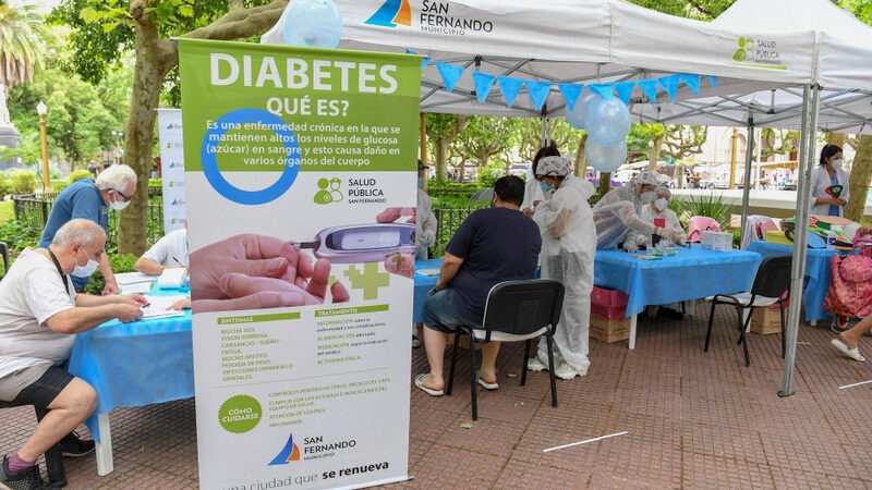 Este miércoles: jornada por el “Día Mundial de la Diabetes” en San Fernando