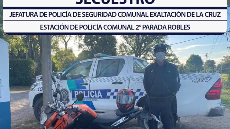 Capilla del Señor, detienen a Banda de Colombianos luego de un Robo
