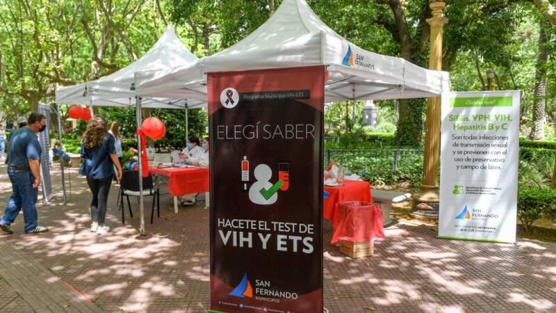 San Fernando realizará tests rápidos, confidenciales y gratuitos en el Día Mundial contra el VIH/SIDA